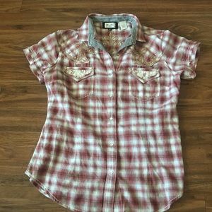 Miss me rhinestone top